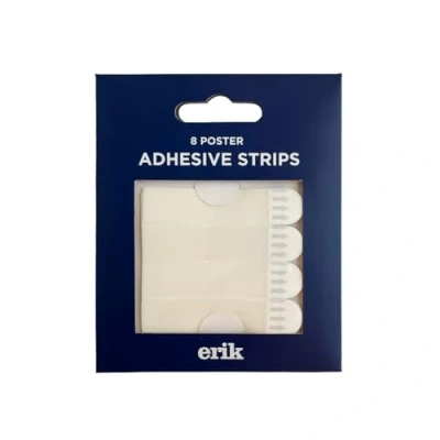 Afbeelding van Grupo Erik Poster Adhesive Strips 8 pcs Wall Strips, Tape, Self Pads, Double Sided Hanging Hangers, Tape