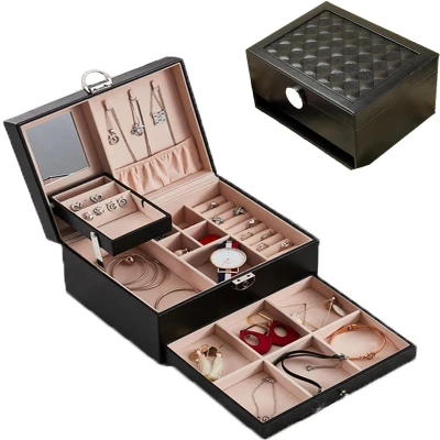 Afbeelding van Sieradendoosje Elegant en Multifunctioneel 1 stuk Premium Kwaliteit
