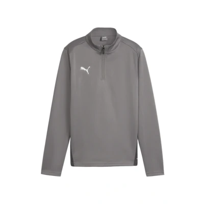 Afbeelding van Puma Fussball Training 1/4 ZIP Longsleeve voor kinderen, Maat: 152, Grauweissgrau