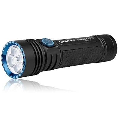 Afbeelding van OLIGHT Seeker 3 Pro Led zaklamp, 4200 lumen, 250 meter, extreem heldere zaklamp met 5 verlichtingsmodi, tot 15 dagen, USB oplaadbaar, sterke voor camping, avontuur, zwart