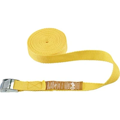 Afbeelding van Connex Sjorband eendelig 5 m x 25 mm 250 kg maximale belastbaarheid met klemslot, zonder haken van polypropyleen/spanband/ladingbeveiliging/ratelgordel / B34408
