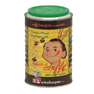 Afbeelding van KOFFIE PASSALACQUA MEXICO GUSTO TONDO 100% ARABICA BLIKJE 500g GEMALEN