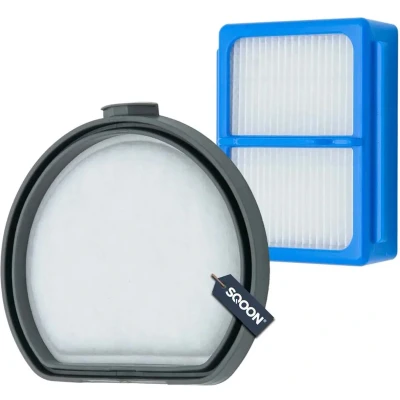 Afbeelding van SQOON® Stofzuigerfilters geschikt voor AEG QX9 series ASKQX9 Model 9009230922 Filterset van 2