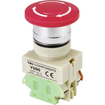 Afbeelding van TRU COMPONENTS Y090 Noodstopschakelaar 5 A 1x NC IP40 1 stuk(s)