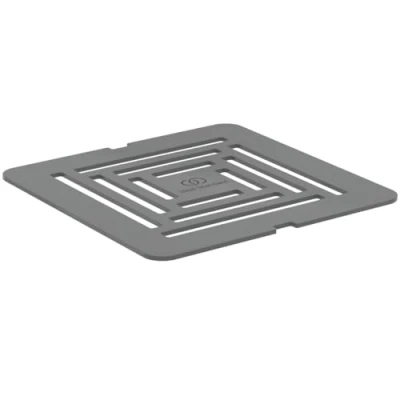 Afbeelding van Ideal standard afdekkap afvoersysteem kunstst ho 2mm br diam 125mm t5635fs