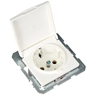 Afbeelding van Berker Schuko stopcontact pws 47511909 met klapdeksel B.1; B.3; B.7;S.1 4011334235682