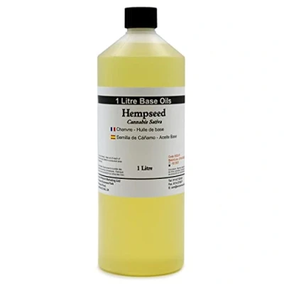 Afbeelding van Basis Olie Hennepzaadolie 1 Liter Aromatherapie