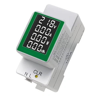 Afbeelding van Ailao Digitale ampèremeter, stroommeter AC 50 300V/100A, digitaal display, spanningsmeter