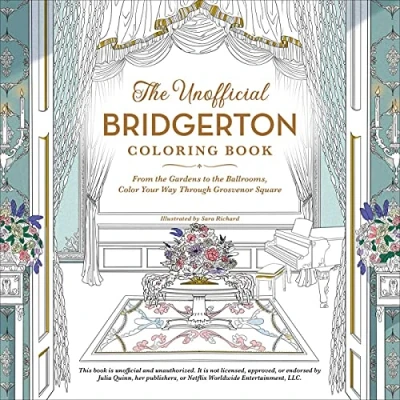 Afbeelding van the Unofficial Bridgerton Coloring Book: From Gardens to Ballrooms, Color Your Way Through Grosvenor Square