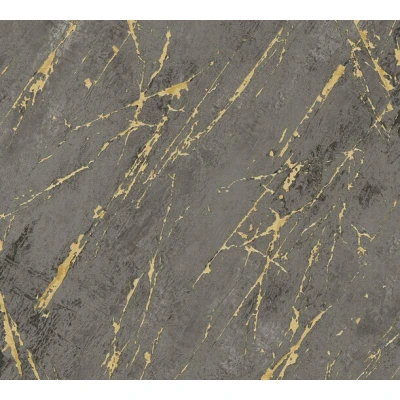 Afbeelding van AS Creation Battle of Style 38817 5 388175 Zwart / Goud