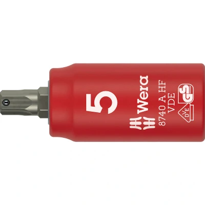 Afbeelding van Wera 05005902001 8740 B VDE HF Zyklop Bitdop Geïsoleerd 1/4&quot; 5 Mm