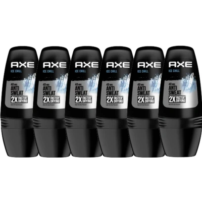 Afbeelding van 6x Axe Ice Chill Anti Sweat Deoroller 50ml