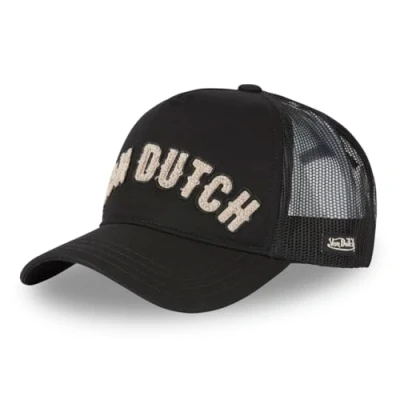Afbeelding van Vondutch Black Trucker Snapback BUCKL Cap