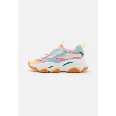 Afbeelding van Steve Madden Possessione Sneakers laag Pastel multicouloured, Dames, Maat: 41, multi couloured Imitatieleer/ textiel