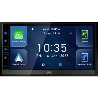 Afbeelding van JVC KW M785DWB 2 DIN Digital Media Receiver met 6.8&quot; Capacitive Touch Monitor
