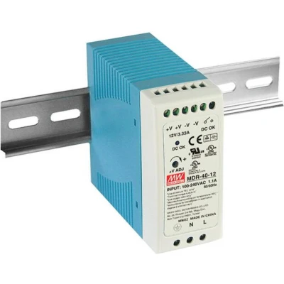 Afbeelding van Voeding DIN rail Mean Well MDR 40 12 3,33 A W 1 x
