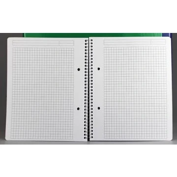 Afbeelding van Gallery Traditional Spiraalschrift Ft A4, Geruit 5 Mm, Geassorteerde Kleuren, 160 Bladzijden Schrift