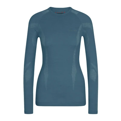 Afbeelding van Falke Wooltech Functional Underwear FOR COLD TO VERY Conditions Longsleeve capitain, Dames, Maat: XS, Capitain