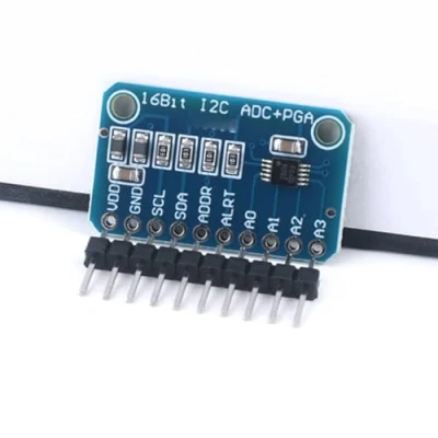 Afbeelding van ADC module, 1pc ADS1115 16 bits I2C ontwikkelbord analoog naar digitaal convertermodule