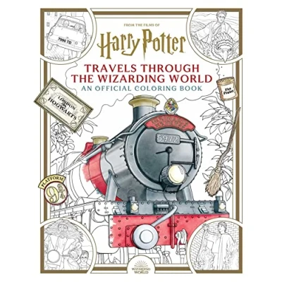 Afbeelding van HARRY POTTER TRAVELS THROUGH THE WIZARDING COLORING