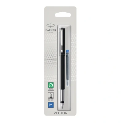 Afbeelding van Vulpen Parker Vector black medium