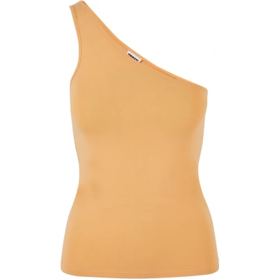 Afbeelding van Urban Classics Asymmetric Top, Dames, Maat: 4XL, Paleorange