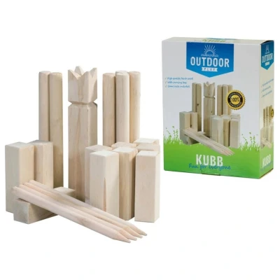 Afbeelding van Koopman Kubb Game Set Groot Hout