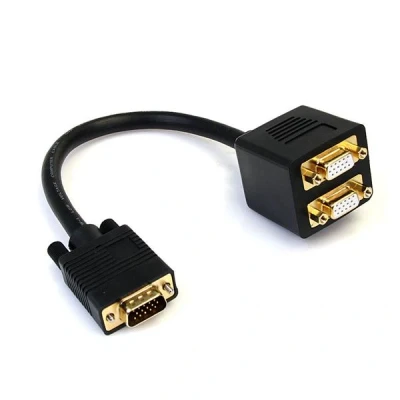 Afbeelding van StarTech.com 30 cm VGA naar 2x Video Splitter M/F