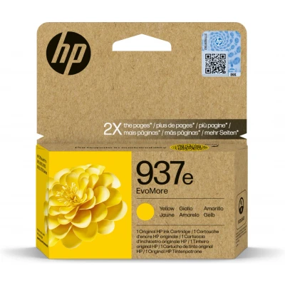 Afbeelding van HP 937e EvoMore originele gele inktcartridge