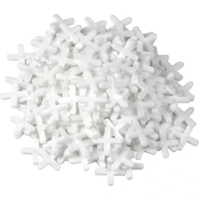 Afbeelding van Meister Tegelkruisjes 3,0 mm Praktische set met 250 stuks van robuuste kunststof wit/tegelaccessoires/tegelleghulp/tegelafstandhouder / 4422010