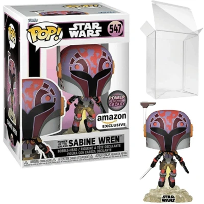 Afbeelding van Funko Pop! Star Wars: Power of the Galaxy: Sabine Wren (with Darksaber) #547 Amazon Exclusive
