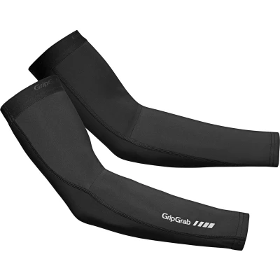 Afbeelding van GripGrab AquaRepel 2 Arm Warmers Waterafstotende Armstukken Thermal Winter Fiets Armwarmers Zwart Unisex Maat S