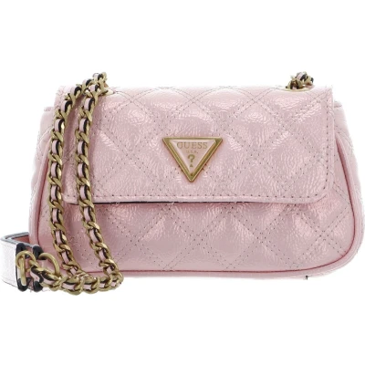 Afbeelding van GUESS Schoudertas Giully Mini Convertible Crossbody Flap Light Rose Roze