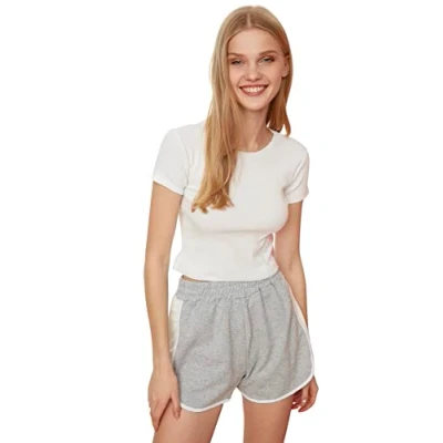 Afbeelding van Trendyol TWOSS21BZ0779 Volwassenen Vrouwen Blouse Single pack Wit L