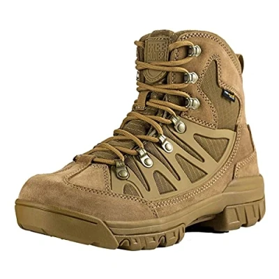 Afbeelding van FREE SOLDIER Tactische laarzen voor heren, middelhoge taille, wandelschoenen, winter, leren