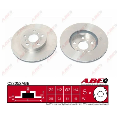 Afbeelding van ABE Remschijven C32052ABE