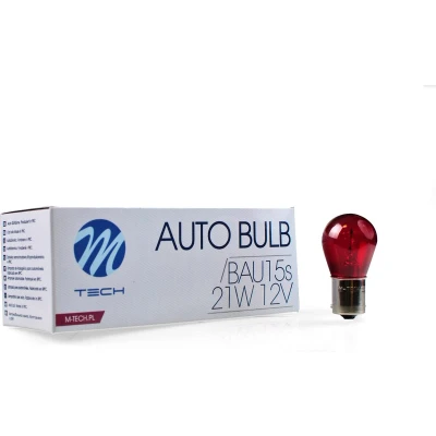 Afbeelding van Gloeilamp voor de auto M Tech Z59 Rood 12 V BAU15S