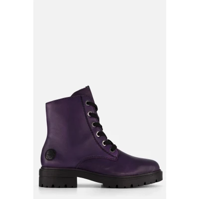 Afbeelding van Rieker Veterschoenen Hoog paars Maat 38