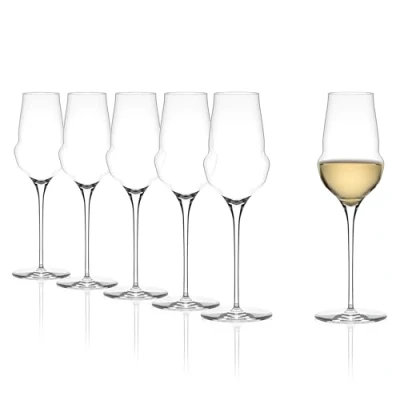 Afbeelding van Stölzle Lausitz Champagneglas cocoon/elegante champagneglazen, 6 delig/hoogwaardige champagneglazen van kristalglas/aperitiefglazen/prosecco glazen extravagant/champagneglas