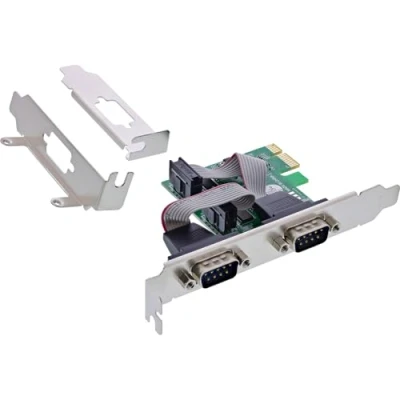 Afbeelding van InLine Interfacekaart, 2x serieel 9 pins, PCIe (PCI Express), Controlekaart