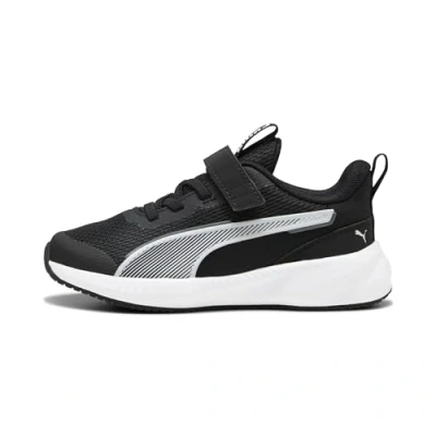 Afbeelding van Puma Flyer 3 AC+ PS Sneaker, Zwart Wit, 2 UK Kind, 34.5 EU