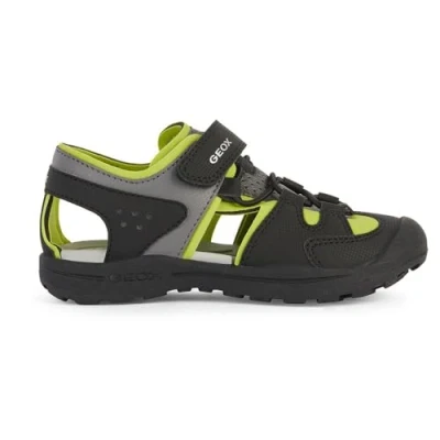 Afbeelding van Geox J Vaniett Boy A Sandalen voor jongens, zwart limoen, 33 EU