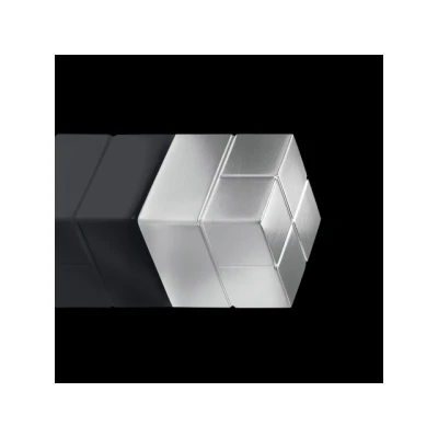 Afbeelding van Magneet Sigel voor glasbord 1stuk zilverkleurig C20 Super sterk 20x20x