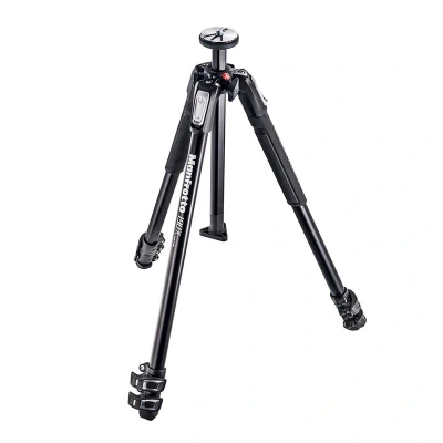 Afbeelding van Manfrotto 190X3 Tripod Beensegmenten Aluminium Statief, 13 x 59 cm, Zwart