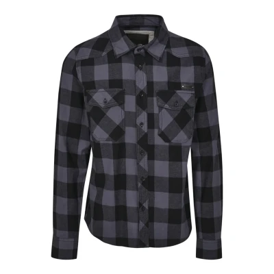 Afbeelding van Brandit Overhemd, Heren, Maat: XXL, Black charcoal