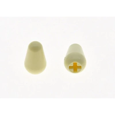 Afbeelding van Dopro 2 stks 5 Manier ST Strat Schakelaar Tip Cap Knop Past USA Fender Stratocaster Leeftijd Wit