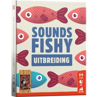 Afbeelding van 999 Games Sounds Fishy De Uitbreiding! Partyspel Gezelschapsspel Nederlandstalig Klein cadeautje Kerstcadeau