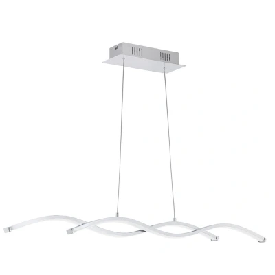 Afbeelding van EGLOÂ LasanaÂ 2Â Â HanglampÂ LichtsÂ ChroomÂ Wit