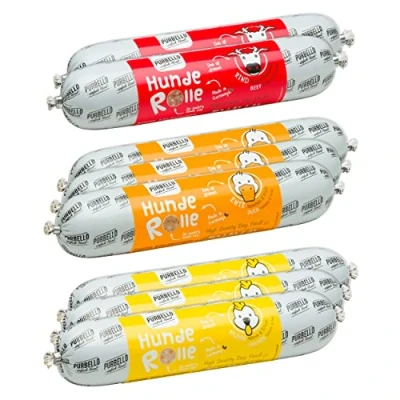 Afbeelding van Sparpaket: 24x400g PURBELLO HundeRolle Mix II Hundefutter nass