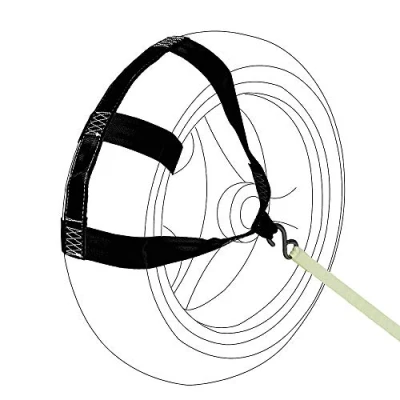 Afbeelding van Oldbones Universele Motorfiets vastbinden riemen Achterwiel Tie Down Bandjes Transport Bar Strap in Zwart